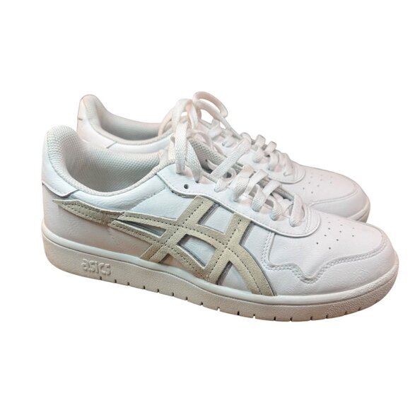 ASICS Men's Size 8 JAPAN S Sportstyle Shoes 1201A381 White/Smokey Grey/Beige - Picture 1 of 16